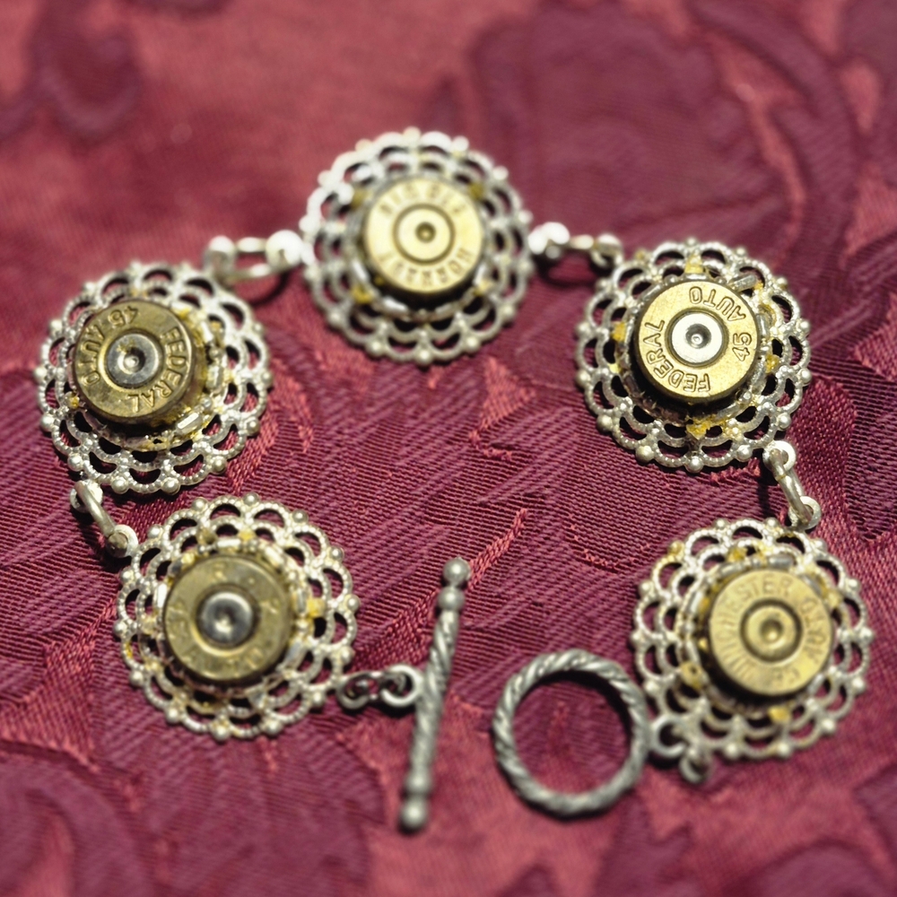 Coastal Cowgirl Punk Rock Chic Winchester Bullet Bracelet